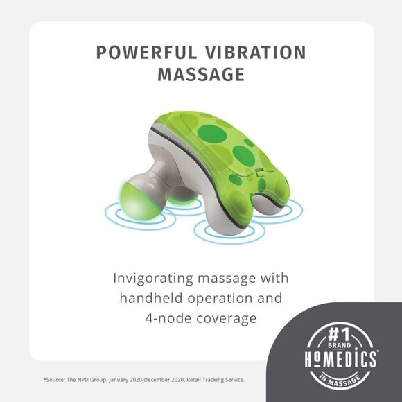HoMedics Ribbit Mini Handheld Massager - Picture 2 of 12
